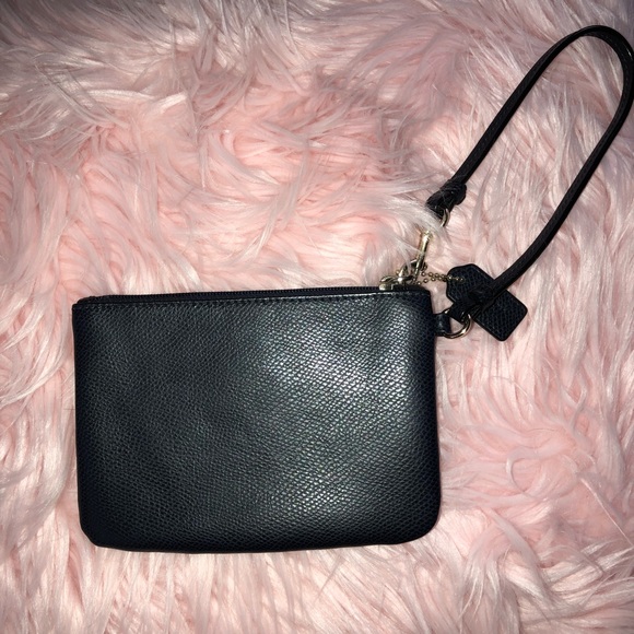 Coach navy wristlet! - Picture 3 of 5